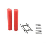 HomeVortex Carrello di atterraggio galleggiante con staffa di atterraggio per DJI Mini 3 Pro Mini 4 Pro Treppiede di sollevamento Skid Float Set con asta galleggiante, rosso grigio