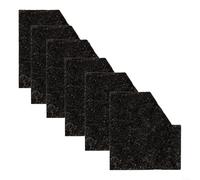 HomeVortex Cartucce di ricambio grandi per acquario, per Aqueon Clean, EcoRenew spugna, con carbone, per serbatoi d'acqua dolce e salata, confezione da 6 (10,2 x 11,1 cm)
