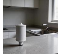 HomeVortex Cartuccia filtro acqua compatibile con eSpring System 100186, sostituzione al carbone attivo riduce le impurità fino a 0,2 μm, trattiene minerali, capacità 5000 l, bianco