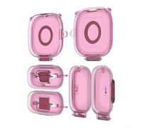 HomeVortex Case in Silicone per Soundcore P31i Leggero 10x10cm(Pink) | Materiale silicone morbido, resistenza , protezione urti, custodia elegante, blu