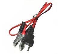 HomeVortex Cavo di ricarica per batteria generatore tipo T, 1,2 m, 12 V, con clip, con nucleo in rame puro, compatibile con Munro ET950 ET650 TG950 ETS950 ET1500 ET1800