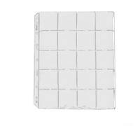 HomeVortex Confezione da 10 fogli in PVC trasparente con 20 tasche, album a 9 fori, per gli amanti della numismatica
