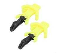 HomeVortex Confezione da 2 regolatori per immersioni subacquee per supporto Octopus, con clip, fermo per il secondo stadio, per anello a D BCD, detriti e ingresso sabbia, giallo arancione (giallo)