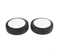 HomeVortex Confezione da 2 ruote di ricambio per barbecue da 15,2 cm, ruote direzionali in plastica con per fornello da barbecue all'aperto, per una facile mobilità, accessori per forno per la maggior