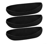 HomeVortex Confezione da 3 fodere per cesti per piante sospese, rivestimento in feltro per scatole, supporti per recinzioni, traspiranti per vasi di fiori, nero (61/76/91 cm) (76,2 cm)