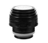 HomeVortex Coperchio di ricambio per thermos da 5,2 cm, tappo a prova di perdite in PP con meccanismo a pressione, coperchio termico per contenitori da cucina, nero e bianco