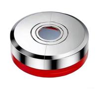 HomeVortex Coperchio valvola di arresto angolare 75 x 75 mm magnetico a | Placca decorativa in ottone per rubinetto doccia, identificazione calda e fredda rosso/blu, piastra da parete in ABS