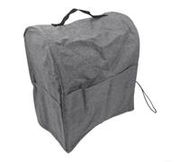 HomeVortex Copertura antipolvere per mixer con supporto, compatibile con miscelatori sollevabili da 6/7/8 litri, in tessuto Oxford grigio, tasca impermeabile con cerniera, 37,6 x 25,4 x 43,2 cm