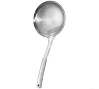 HomeVortex Cucchiaio scanalato in acciaio inossidabile 316L, 60 colini a rete per friggere olio e pasta, resistente al calore, manico lungo, utensile da cucina per zuppe (D)