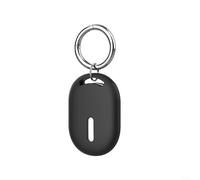 HomeVortex Custodia protettiva in silicone, per Xiaomi Tag, leggera, antigraffio, con aperture precise, guscio morbido delicato sulla pelle, per un facile accesso e completa (nero)