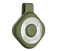 HomeVortex Faro magnetico a LED da 47 g, ultra-leggero, ricaricabile USB-C, per mini torcia con semaforo, per campeggio, corsa, passeggiate notturne, illuminazione intensa, verde