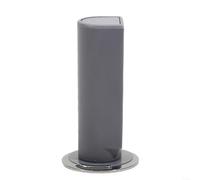 HomeVortex Fermaporta magnetico, senza foratura, invisibile, con base ultra sottile da 1,7 mm, silenzioso, per casa, ufficio, cucina, parete (grigio)
