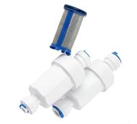 HomeVortex Filtri dell'acqua del sistema di nebulizzazione all'aperto, per sistemi di gocciolamento del giardino e dei refrigeratori della palude, 100 inibitori del calcio della maglia