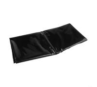 HomeVortex Fodera per piscine per pesci 200 x 400 cm, membrana resistente in HDPE, per paesaggistica di stagni selvatici, materiale nero resistente ai raggi UV