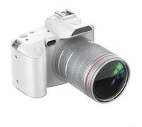 HomeVortex Fotocamera reflex digitale con doppio obiettivo, fotocamera anteriore e posteriore, zoom 16x, schermo LCD da 3,0 pollici, funzione di controllo remoto, apertura F2.7 per fotografia
