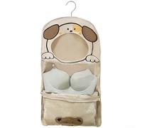 HomeVortex Grande borsa portaoggetti da parete, 65 x 38 cm, impermeabile, organizer da appendere con ampia apertura per vestiti e cosmetici, trasparente per custodia in EVA per l'organizzazione della