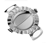 HomeVortex Grande pressa per ravioli, empanadas e wonton, in acciaio inox, per ravioli, empanadas e wonton, utensile da cucina ergonomico per cucinare in famiglia, per una facile pulizia, gadget