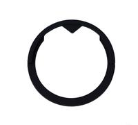 HomeVortex Guarnizione superiore in silicone per anello per macchina da caffè espresso, chicco, per una dose facile da pulire per guarnizione tramoggia, nero, diametro esterno 65 mm