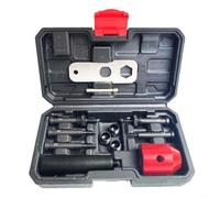 HomeVortex Kit adattatore dado rivetto elettrico, per trapano a batteria CrMoV acciaio rivettatrice testa convertitore, con mandrini M3-M10, set di montaggio manuale portatile in custodia