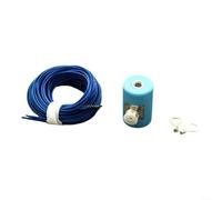 HomeVortex Kit adattatore SO239 per antenna telescopica M10 con griglia di messa a terra per stazione radio a onde corte USDX QRP, funzionamento radio amatoriale 13,5-55 MHz, gamma di frequenza (blu +