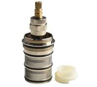 HomeVortex Kit di riparazione con cartuccia termostatica in ottone per miscelatore doccia, bobina in rame massiccio da 115,35 mm, per controllo della temperatura dell'acqua calda, con intervallo di 20