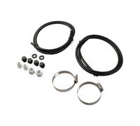 HomeVortex Kit di tubi clorinatore per piscina Off Line con morsetti a sella per kit di collegamento alimentatore per serie CL200 CL220 Set di ricambio per pompe per piscine con raccordi di scarico