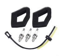 HomeVortex Kit filtro aria per decespugliatori Honda GX25, GX35, ULT425, UMS425, UMK425, UMK435, UMC425, UMC435, HHB25, 3 filtri aria, 1 filtro del carburante