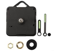 HomeVortex Kit meccanismo di movimento dell'orologio con lancette luminose, parti di riparazione per orologio al quarzo silenzioso, ricambio per accessori per la creazione di orologi da parete (C)