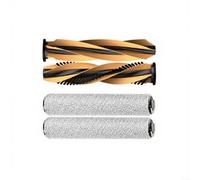 HomeVortex Kit spazzola principale e panno rullo per Mova Z60 Ultra/Pro, design anti-groviglio a forma di V con mocio assorbente, parti di ricambio in nylon per robot (B)