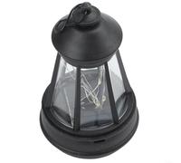 HomeVortex Lanterna solare da appendere all'aperto luce notturna impermeabile lampada da giardino con accensione e spegnimento automatico per decorazione cortile bianco caldo (B)