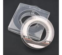 HomeVortex Lenza da pesca in fluorocarbonio, 50 m, monofilamento resistente, a bassa visibilità, resistente all'usura, trasparente, per pesca nella barriera corallina marina, 18-45,4 kg (0,75 mm)