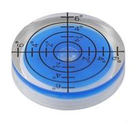 HomeVortex Livella a bolla circolare in acrilico, 32 mm, con liquido giallo-verde fluorescente e linee interne nere per un minimo errore di parallasse, precisione per spirito (3)