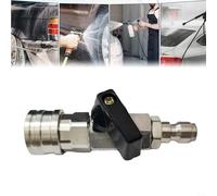 HomeVortex Macchina di pulizia ad alta pressione dell'acciaio inossidabile con interruttore della valvola da 1/4 di pollice, accessori per attività di pulizia all'aperto residenziali e commerciali