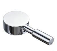 HomeVortex Maniglia per miscelatore doccia a leva singola, per cartuccia da 40 mm, in lega di zinco con finitura cromata, manopola ergonomica per riparazione rubinetto del bagno e della cucina