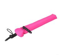 HomeVortex Marcatore per immersioni 210D rivestito in nylon, con valvola limitatrice di pressione e striscia riflettente, per la sicurezza delle immersioni in grotta, rosa (rosso)