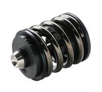 HomeVortex Molla ammortizzatore posteriore pieghevole per bicicletta, a doppio strato, struttura in acciaio, sistema di sospensione per bici Brompton, 67 x 39,8 mm (grigio)