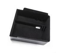 HomeVortex Organizer per bracciolo della console centrale, per Tesla Model 3, 2024, vassoio in plastica ABS, con nastro attivato dal calore, accessori interni neri (A)