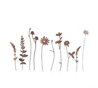 HomeVortex per decorazione per giardino 10 Fiori in Ferro per decorazione | da 10 , variegate, colore che per evolve con il per tempo, per stile shabby chic naturale