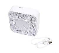 HomeVortex per Smart 6-in-1 Monitor di qualità dell'aria WiFi Rilevatore di umidità della temperatura con sensore di anidride carbonica PM2.5 Controllo vocale per sistema domestico Alexa (A)
