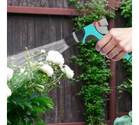 HomeVortex Pistola ad acqua rotante regolabile ad alta pressione con manico ergonomico in gomma per lavaggio auto e irrigazione delicata delle piante