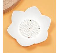 HomeVortex Portasapone con sistema di drenaggio, portasapone in silicone autodrenante per lavandino del bagno, vassoio igienico antiscivolo per saponi da bar fatti a mano, accessorio decorativo facile