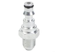 HomeVortex Raccordo per tubo idropulitrice a sgancio rapido per adattatore M14 M22 compatibile con LAVOR per VAX connettore in lega pezzo di ricambio argento 14 x 12 x 9 mm (per adattatore naso M14)