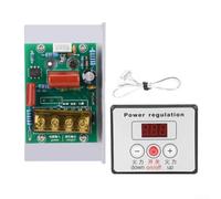 HomeVortex Regolatore Tensione 6000W Tiristore AC 220V Controllo | Potenza 6000W, corrente 80A, protezione sovracorrente, carichi resistivi, forno industriale