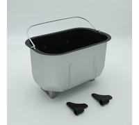 HomeVortex Ricambio antiaderente in lega di alluminio per macchina del pane con due pale per impastare, per vari modelli di macchina del pane, accessorio da forno per mescolare e lievitare uniformi