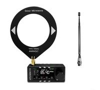 HomeVortex Ricevitore digitale portatile V4 SI4732 Full-Band per ricevitore radio DSP con controllo ESP32-S3 AM FM LSB Modalità USB 1,9 pollici IPS schermo per HF SW per bande MW VHF (CNC)