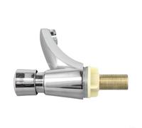 HomeVortex Rubinetto cromato a chiusura automatica, con ritardo di 4 secondi per il risparmio idrico, rubinetto in lega di zinco per bagno pubblico o cucina interfaccia G1/2