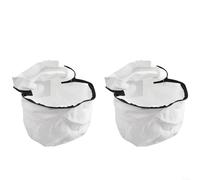 HomeVortex Sacchetti per aspirapolvere riutilizzabili in tessuto non tessuto con chiusura a zip, per Numatic per Henry James e per modelli Hoover per una pulizia efficiente della casa (2 pezzi)