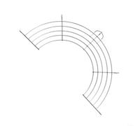 HomeVortex Scolapiatti semicircolare in acciaio inossidabile 304, per pentole, multiuso, per cottura a vapore e griglia, argento, 36 x 18 cm