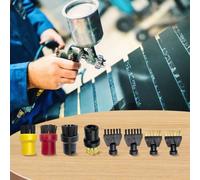 HomeVortex Set di 8 accessori per pulitore a vapore con spazzole in nylon e rame per Kärcher SC1 SC2 SC3 SC4 SC5 per una pulizia efficiente della casa di piastrelle lavelli e difficili da raggiungere
