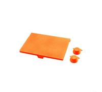 HomeVortex Set di custodie protettive per Steam Deck, per guscio rigido in PLA con coperture per joystick e pellicola protettiva, accessorio da gioco resistente ai graffi, vestibilità compatta, 17,5 x